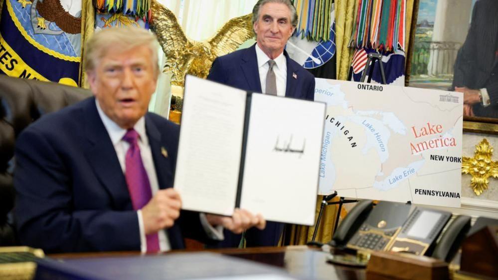 Trump Moves to Rename Lake Ontario Amid Trade Tensions
