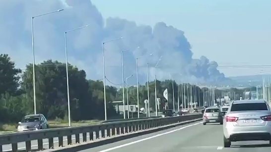 Ukraine Overnight Strikes Hit Russian Refineries and Airfield, Moscow Reports Eight Dead