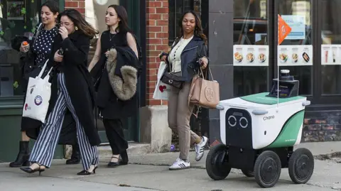 The Backlash Over Delivery Robots Flickers Through Cities