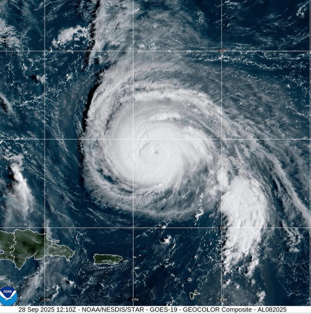 Hurricane Humberto and Tropical Storm Imelda Threaten Eastern Coast
