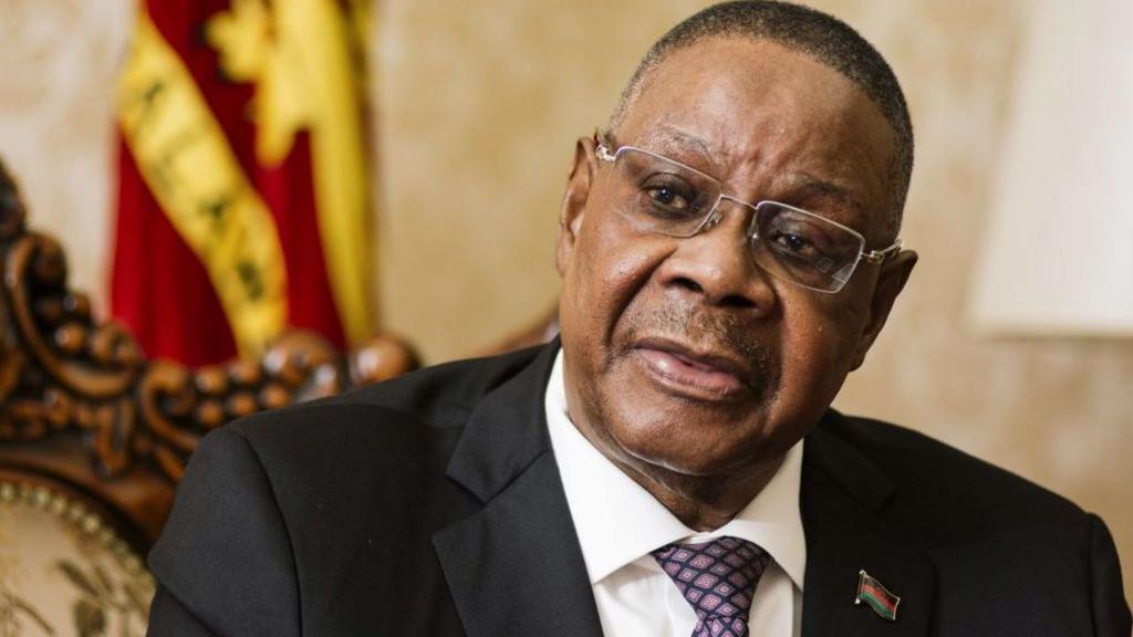 President Peter Mutharika during interview