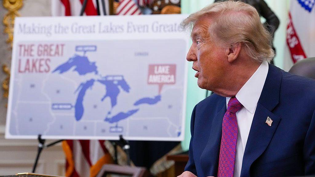 Trump Requests Apple to Rename Lake Ontario to Lake America