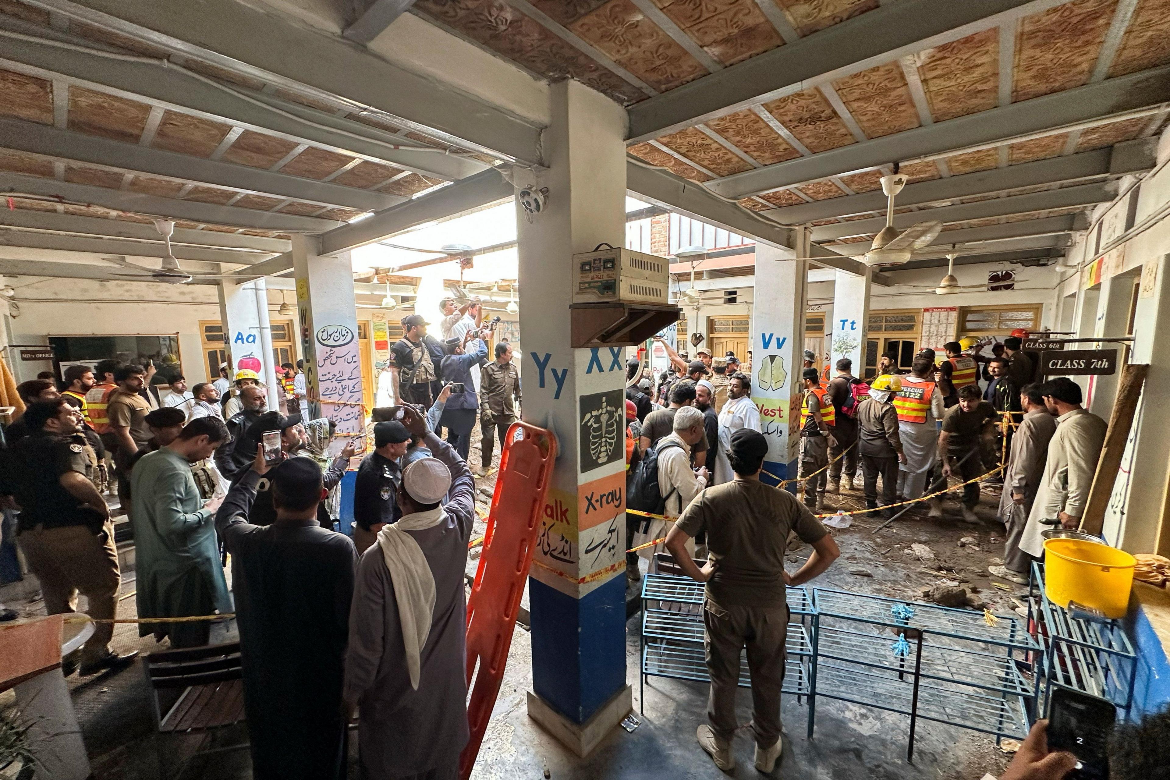 Tragedy in Peshawar: Roof Collapse Claims 34 Lives at Private School