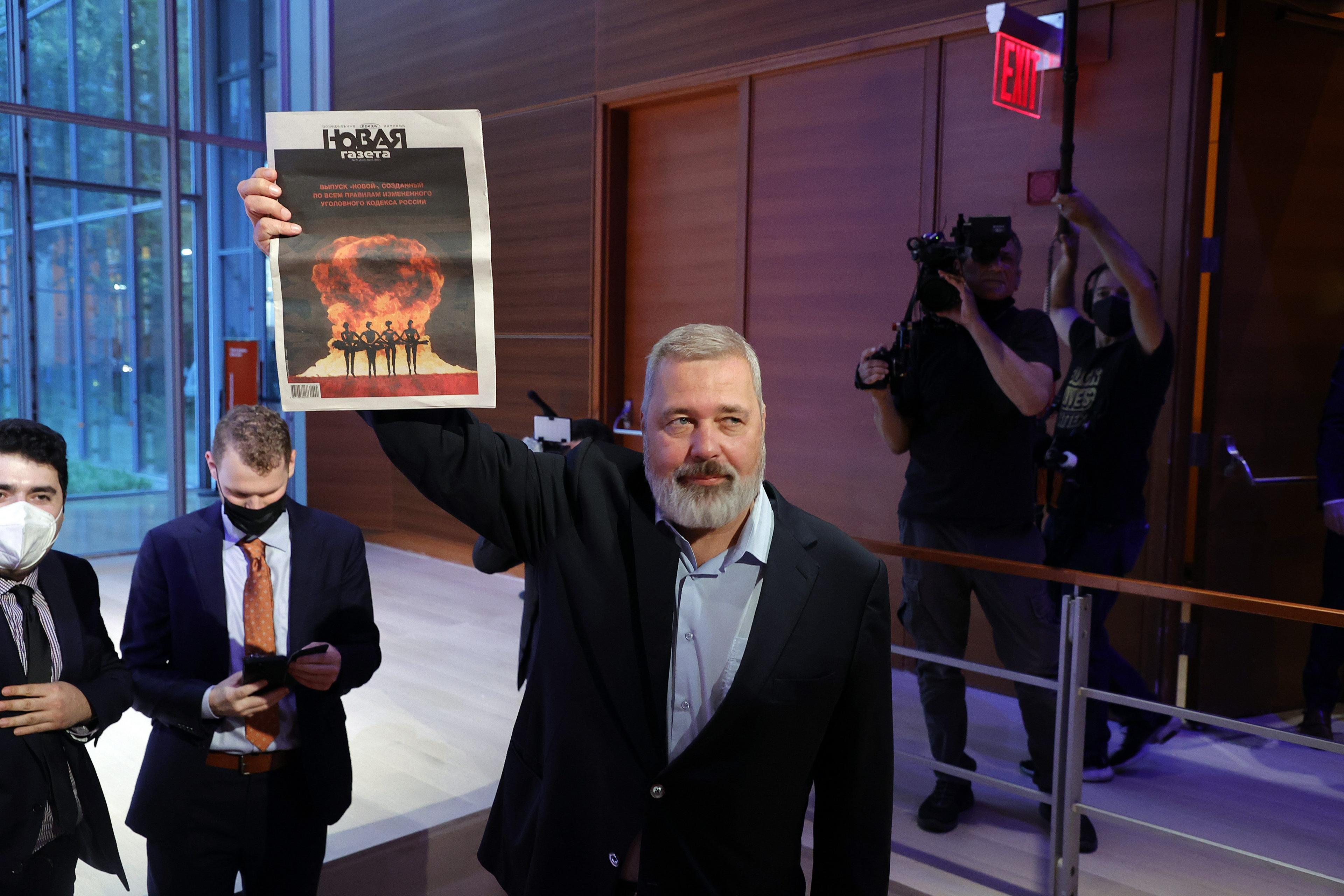 Muratov Declares Putin Cannot Claim Victory in Ukraine