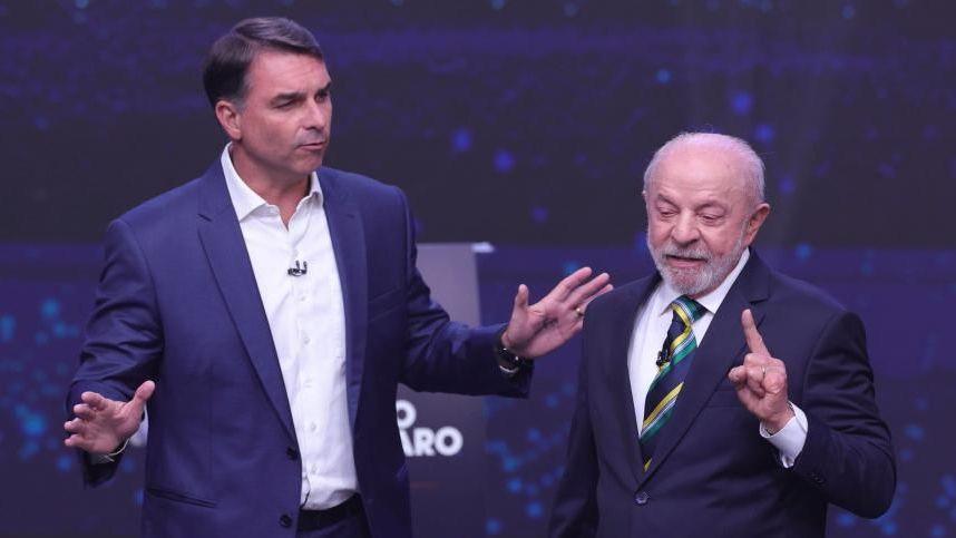 Lula and Bolsonaro in debate