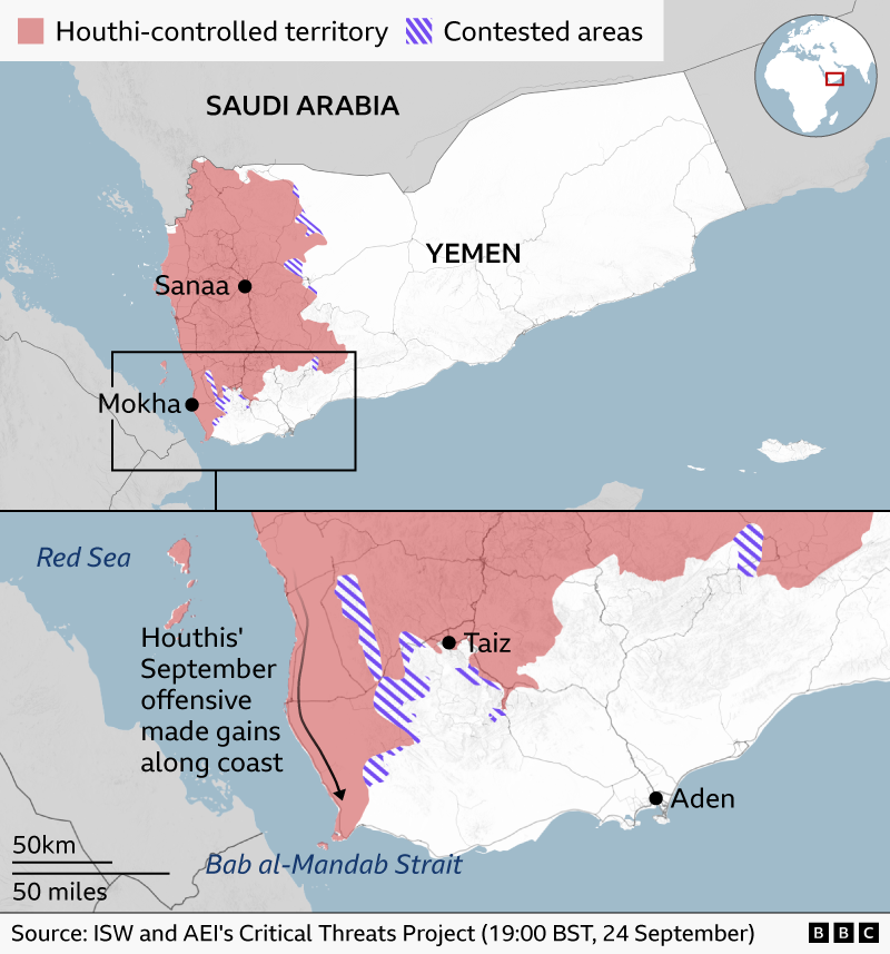 Front‑line in Taiz: Drones, mortars and displaced families