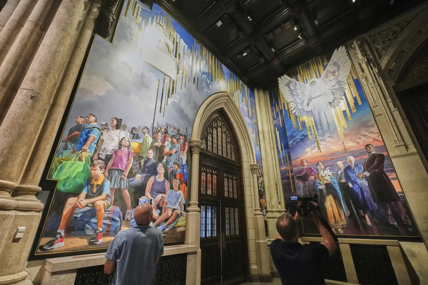 St. Patrick's Cathedral Unveils Monumental Mural Celebrating Immigrants