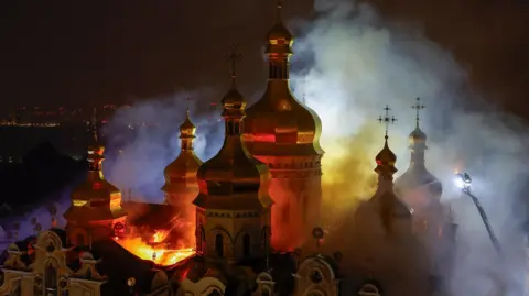 Russian Assault Kills Nine in Ukraine and Devastates Historic Cathedral