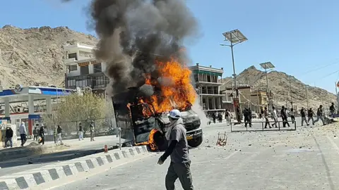 Tensions Rise in Ladakh: Curfew Imposed Amid Statehood Protests