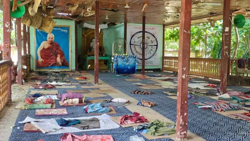 14 Killed in Myanmar Monastery Air Strike