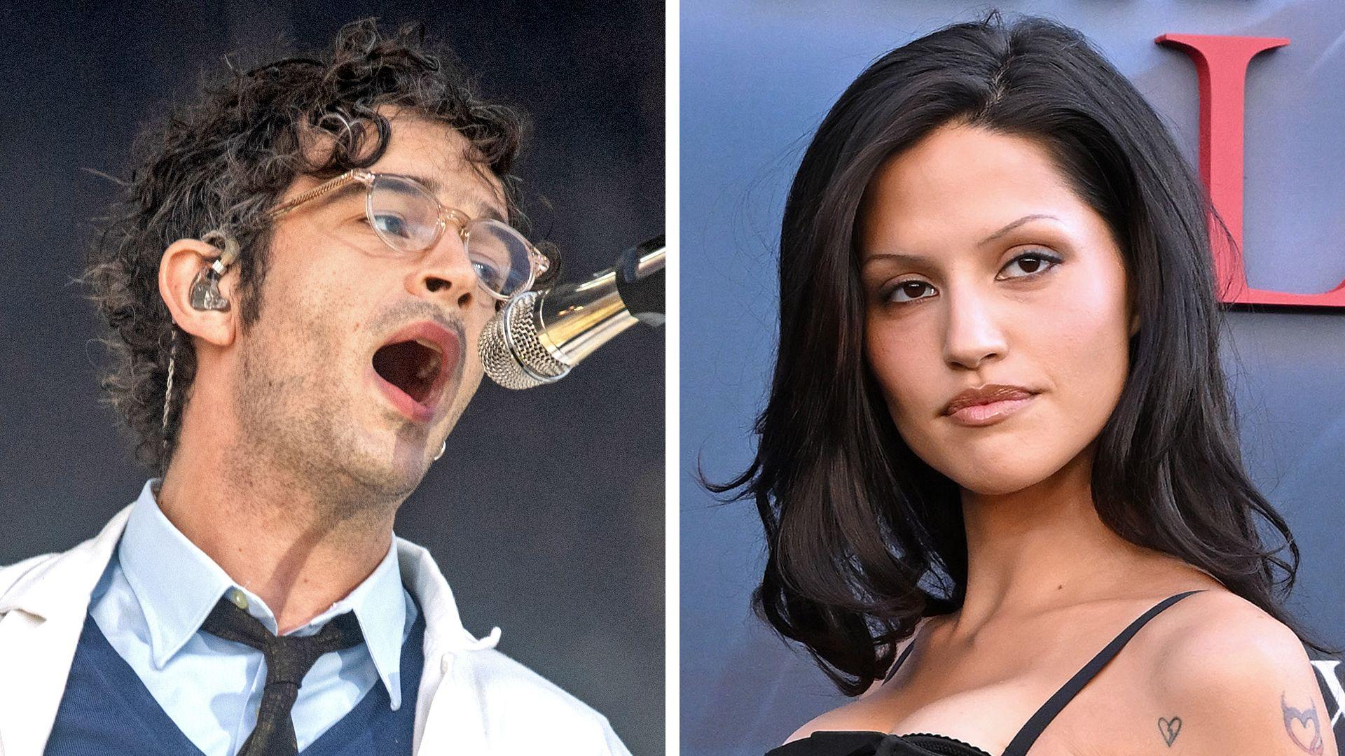 The 1975 frontman Matty Healy ties the knot with model Gabbriette Bechtel in Los Angeles