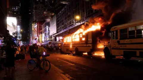 Teen Shot and Buses Torched as New York Celebrates Knicks’ First NBA Title in 53 Years
