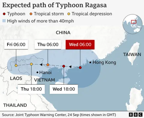 Typhoon Ragasa Hits China Following Devastating Floods in Taiwan