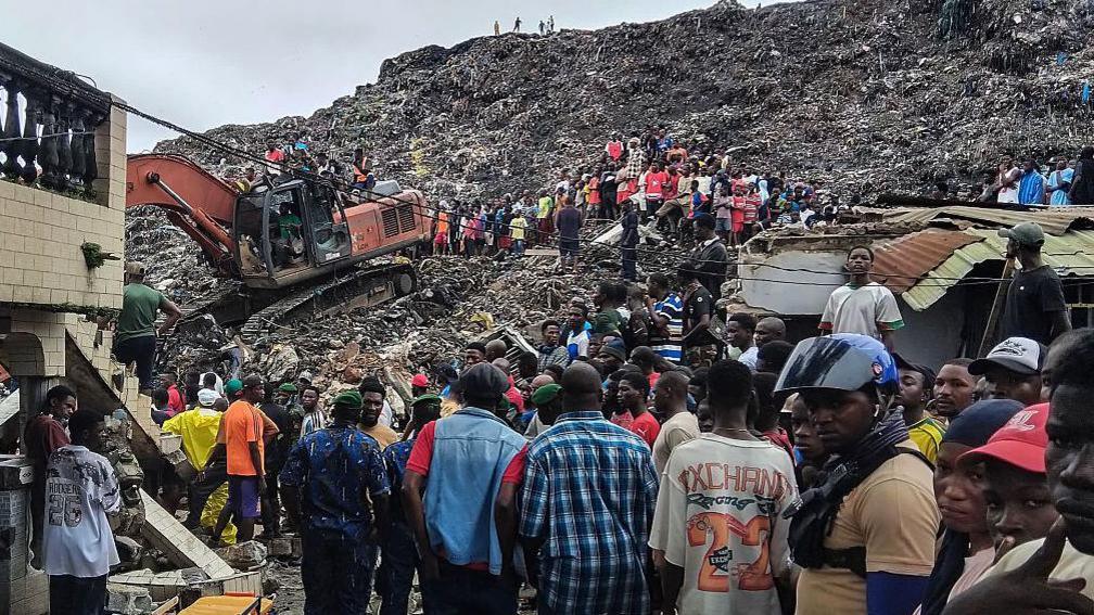 At least 30 dead in Guinea waste site collapse