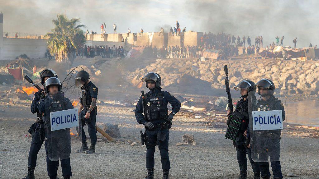 Ceuta Fires Amid Mass Migration: Violent Clashes Escalate