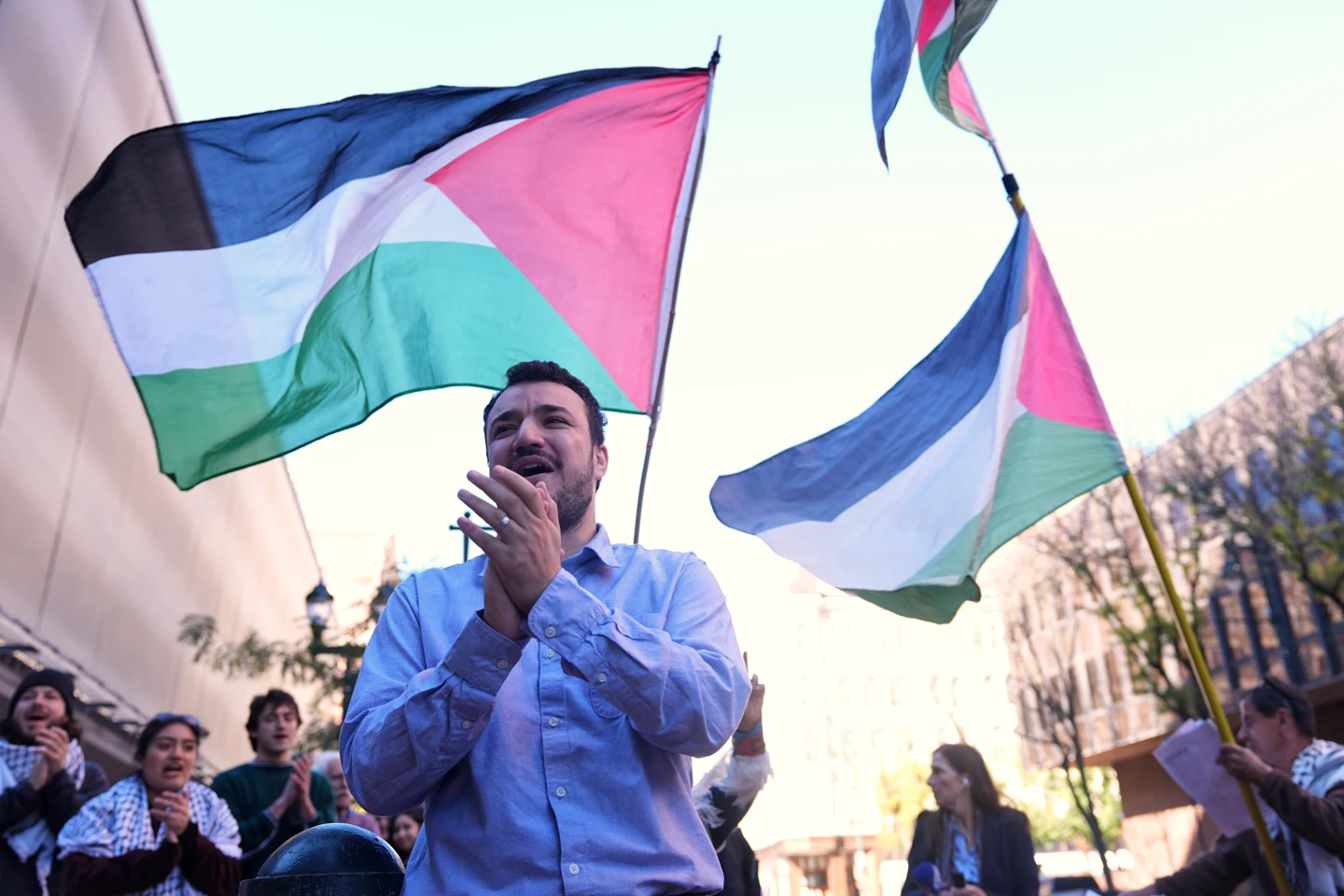 Mahmoud Khalil Appears in Court to Challenge Deportation Following Pro-Palestinian Activism