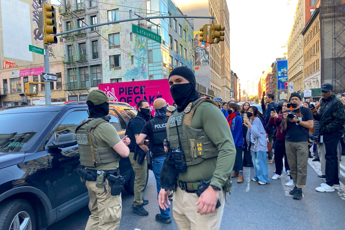 Protests Erupt Following Immigration Sweep in Manhattan's Canal Street