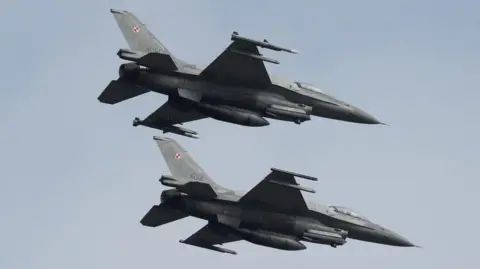 Poland Sends Fighter Jets to Secure Airspace Amid Russian Strikes in Ukraine