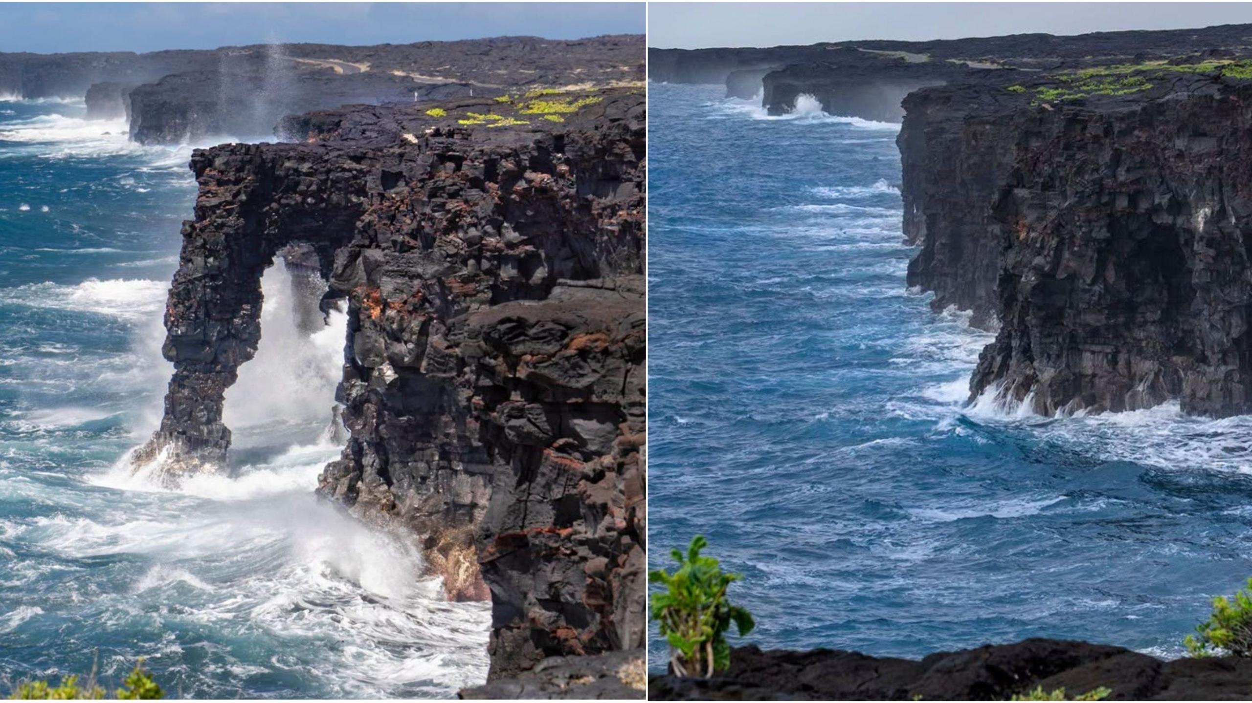 Hawaii’s iconic 550‑year‑old Sea Arch crumbles into the Pacific