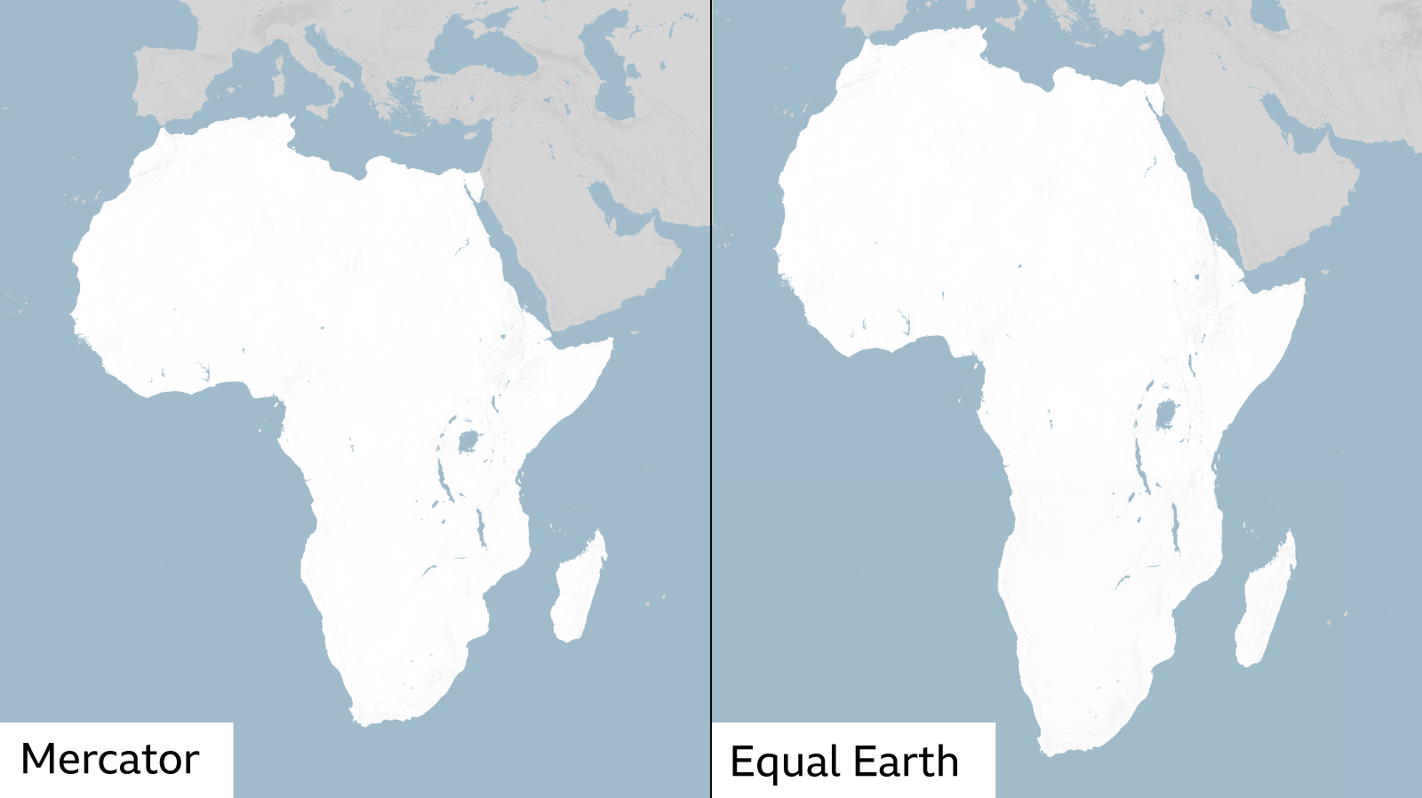 UN votes to adopt new world map that shows Africa at true size