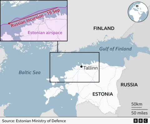 Estonia Calls for NATO Consultations Following Russian Jets' Airspace Violation