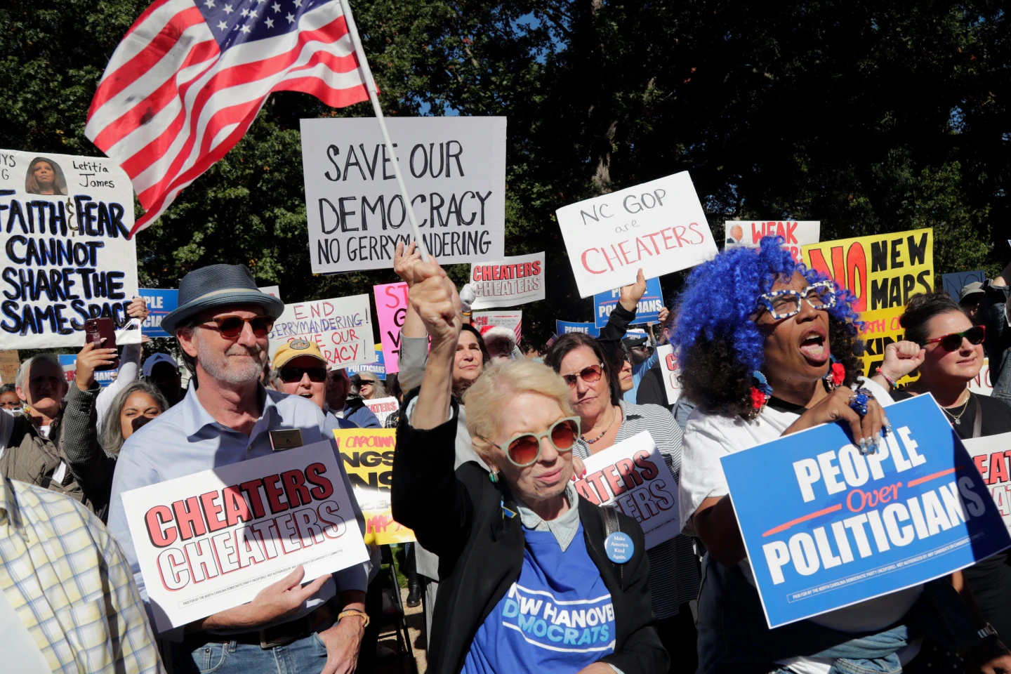 Democrats Rally Against Controversial Redistricting Plan in North Carolina