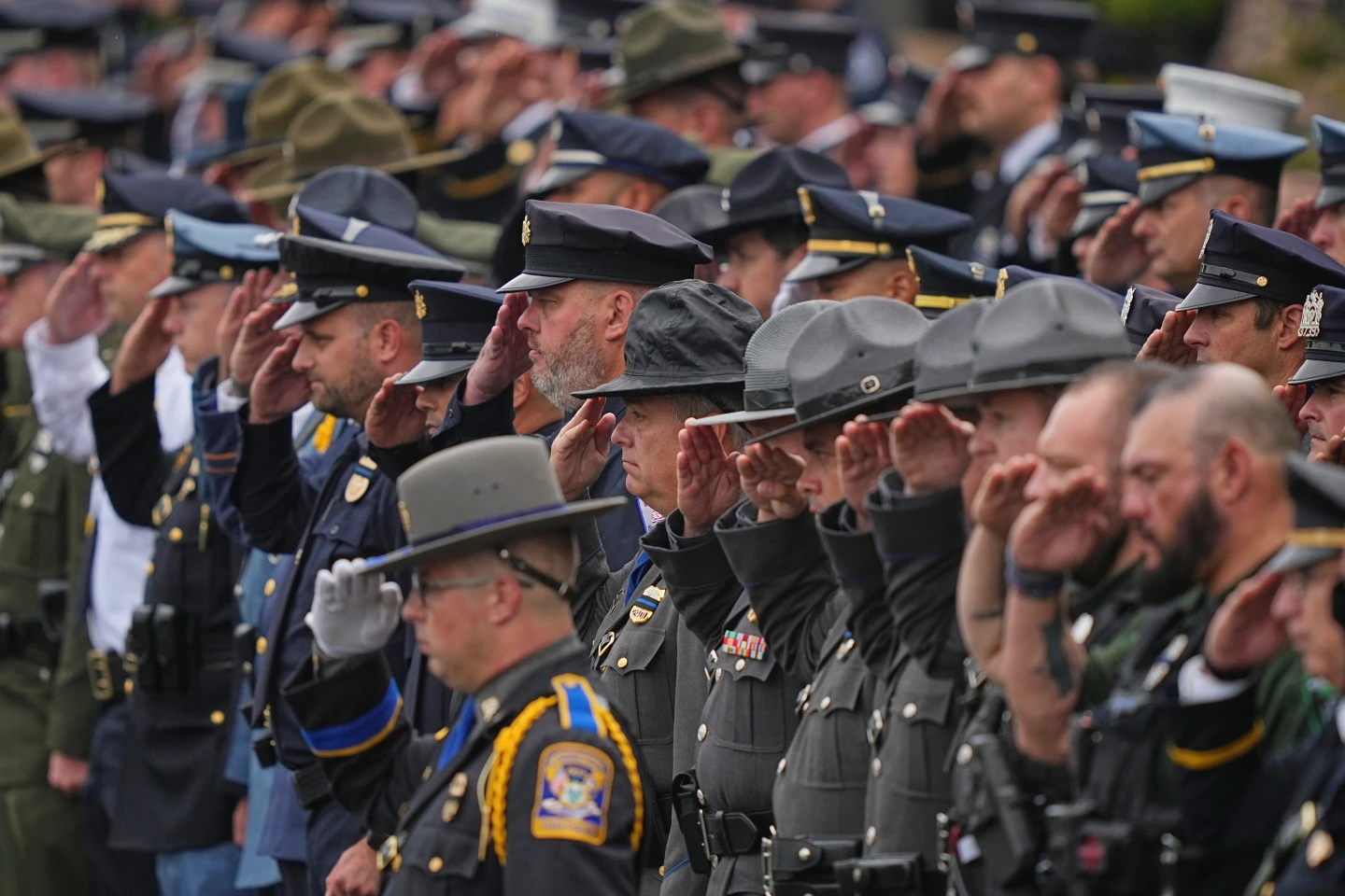 Tributes Paid at Funeral for Slain Pennsylvania Detectives