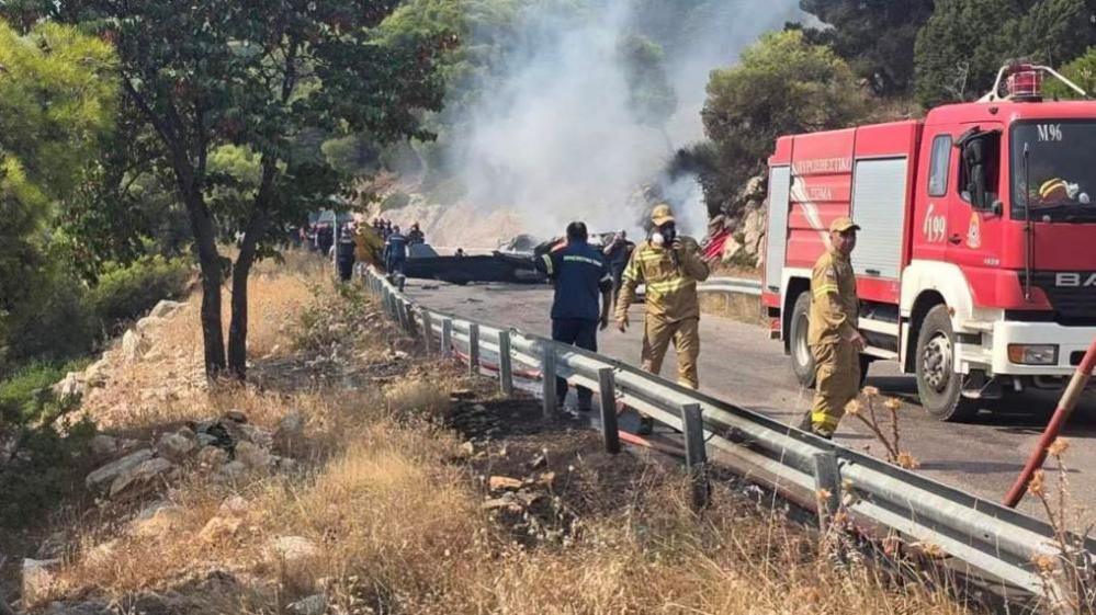 Greek Wildfire Helicopter Crash Claims Two Lives; British Pilot Survives