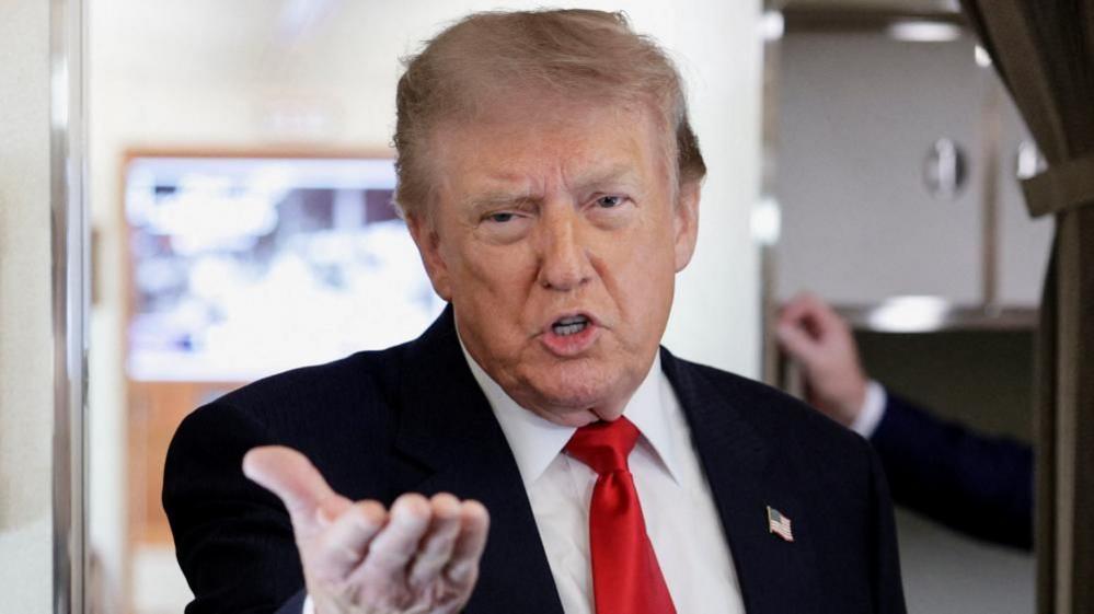 Trump says Iran war talks are happening amid strike lull