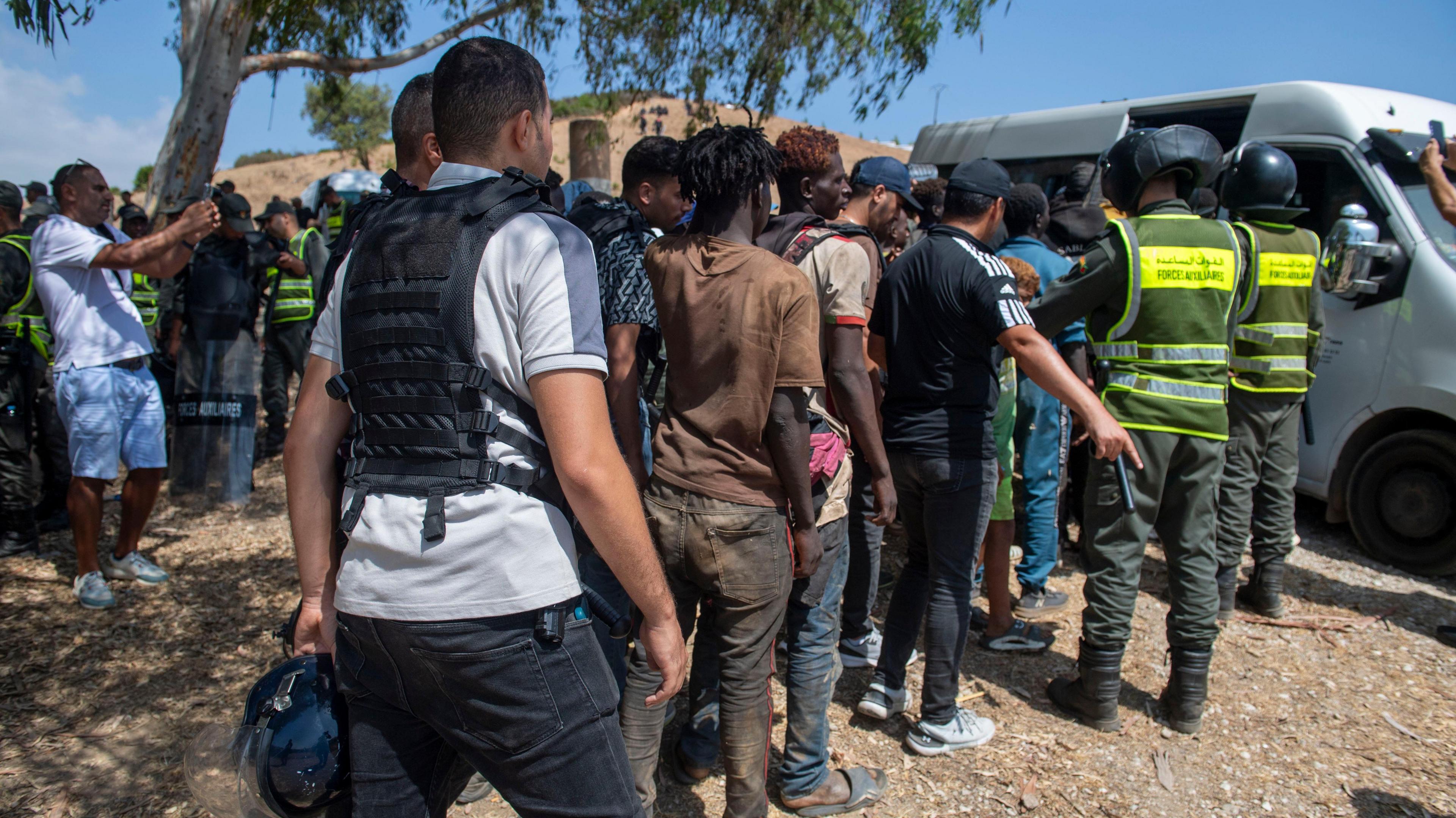 Morocco Detains 111 Migrants Near Ceuta As Live Border Crisis Unfolds