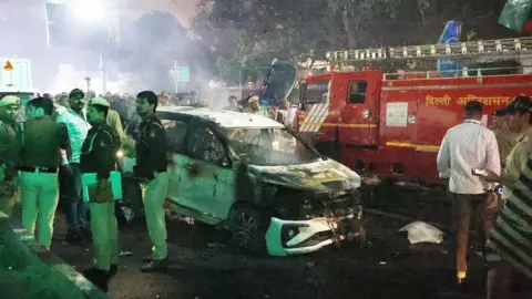 Tragedy Near Delhi's Red Fort: Car Explosion Claims Eight Lives