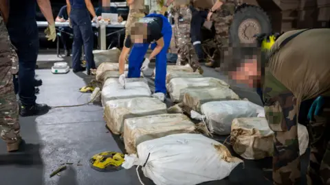 French Navy Intercepts Nearly 10 Tonnes of Cocaine Off West Africa