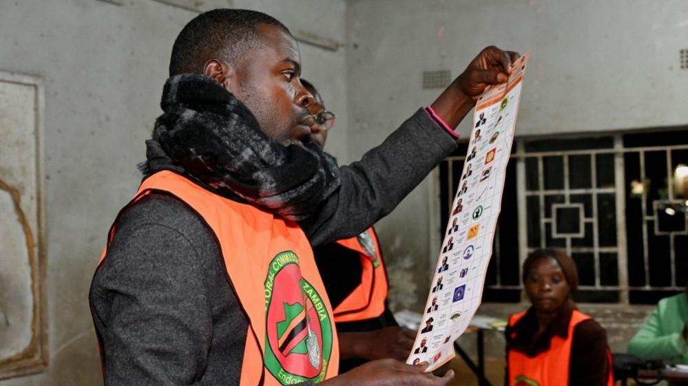 Zambia Halts Vote Counting After Security Concerns Over Election Day