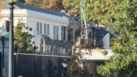 Demolition Begins at White House East Wing for New Trump Ballroom