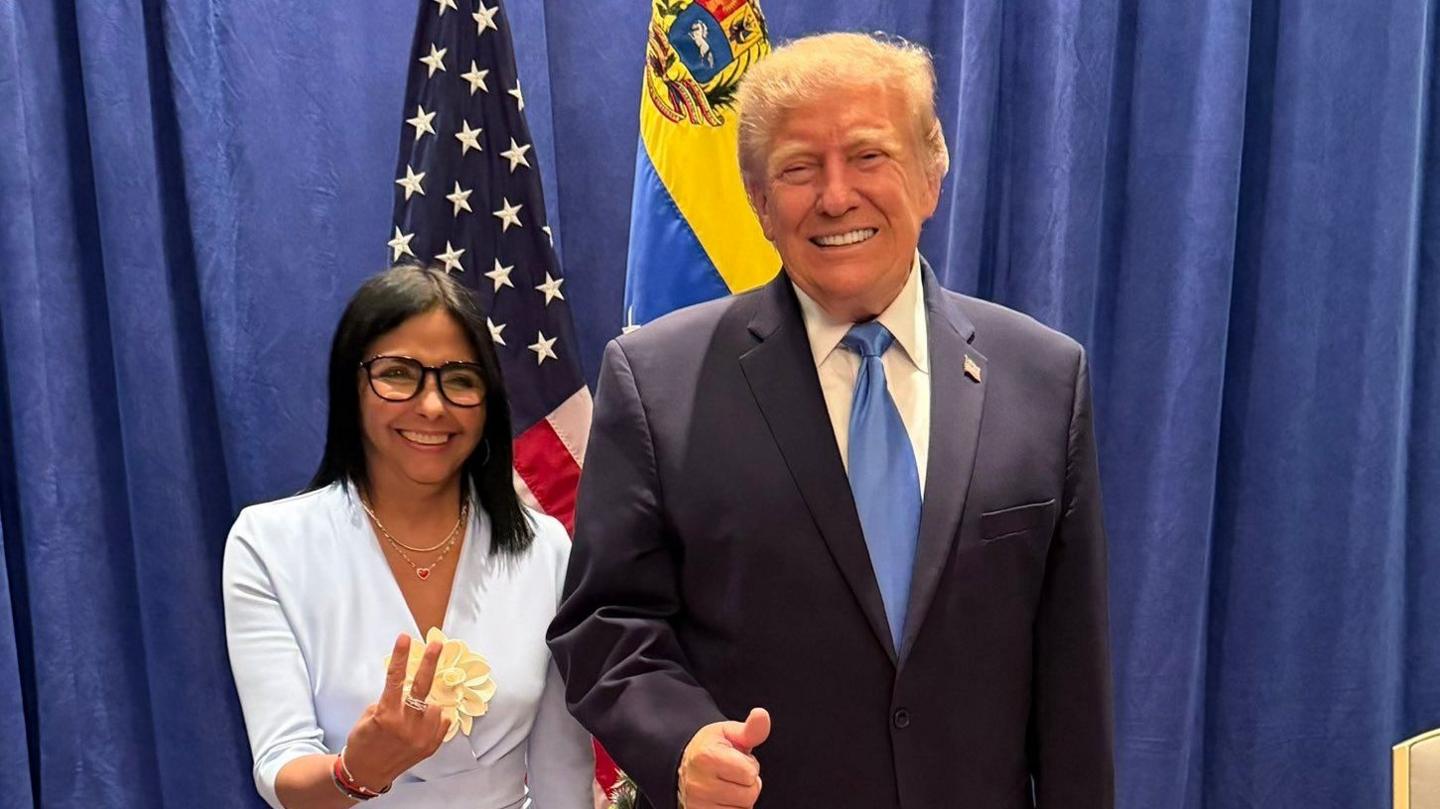 Trump Meets Venezuela’s Interim President After US Raid, Talks Big Oil Deal